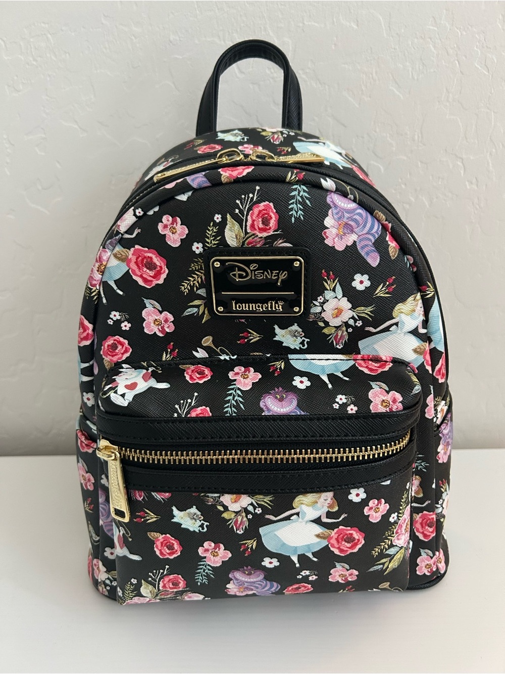 Loungefly Alice in Wonderland Floral Mini Backpack
